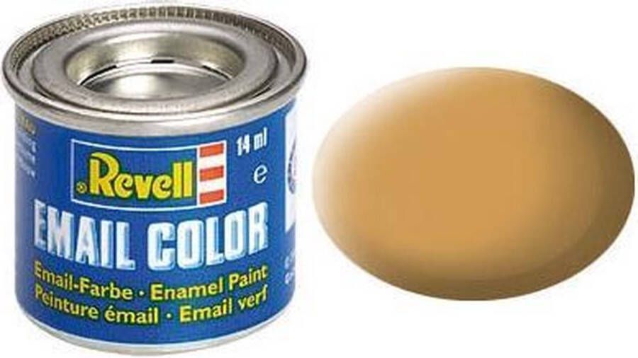 Revell #88 Ochre Brown Matt RAL1011 Enamel 14ml Verf potje