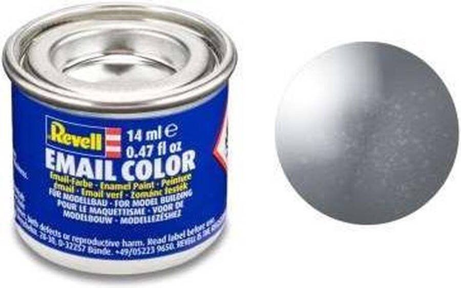 Revell #91 Steel (Ijzer) Metallic Enamel 14ml Verf potje