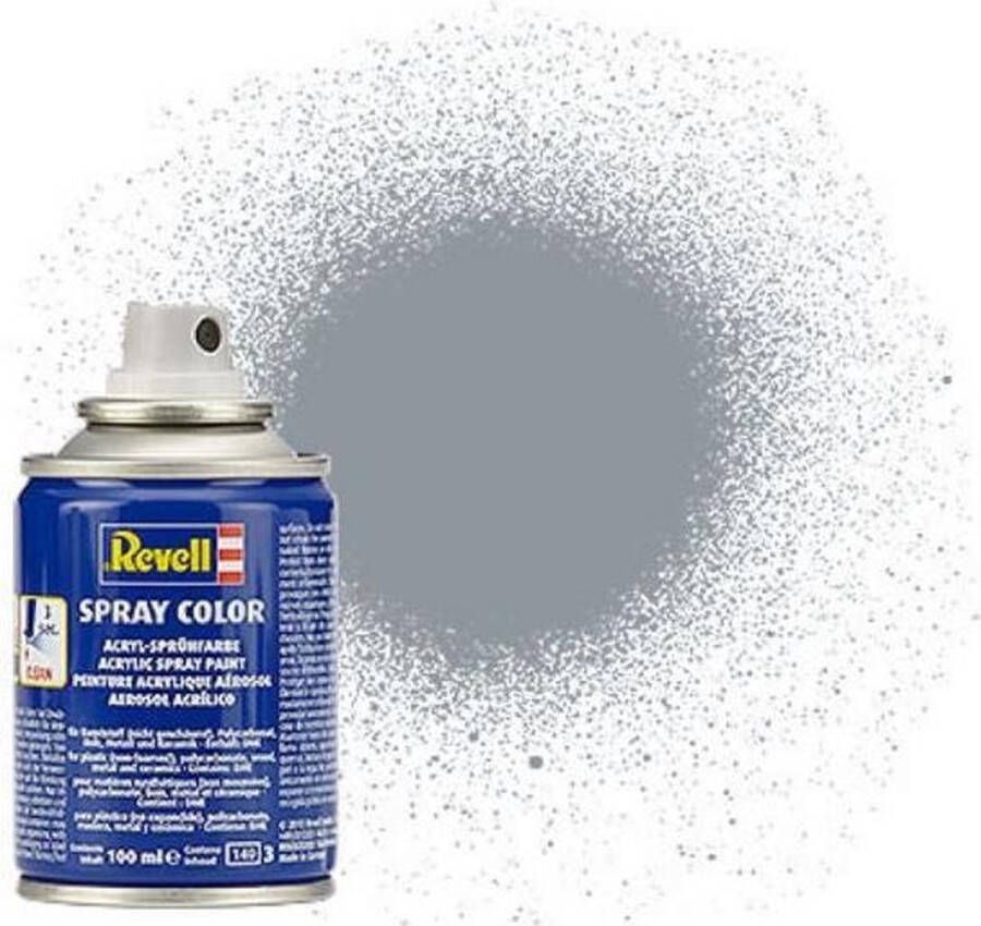 Revell #91 Steel Metallic Acryl Spray 100ml Verf spuitbus