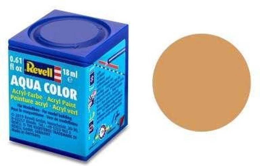 Revell Aqua #17 Africa Brown Matt Acryl 18ml Verf potje