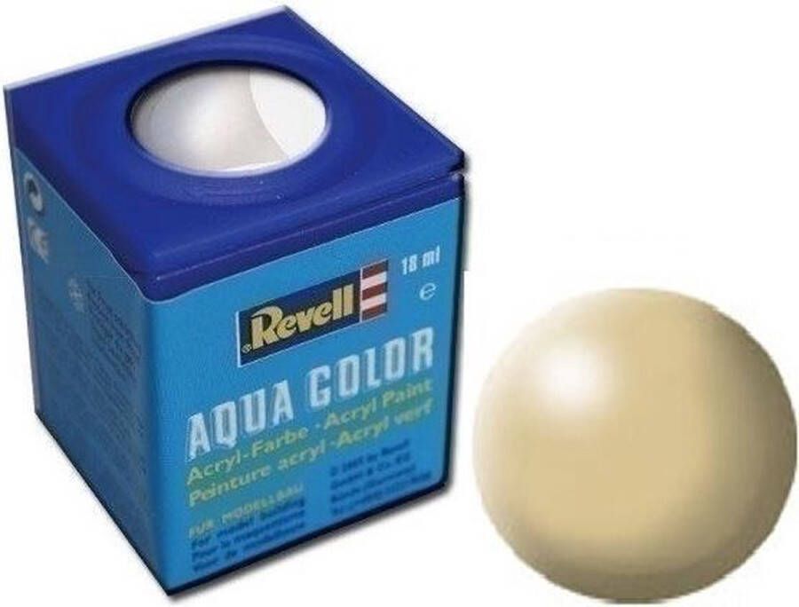 Revell Aqua #314 Beige Satin RAL1001 Acryl 18ml Verf potje