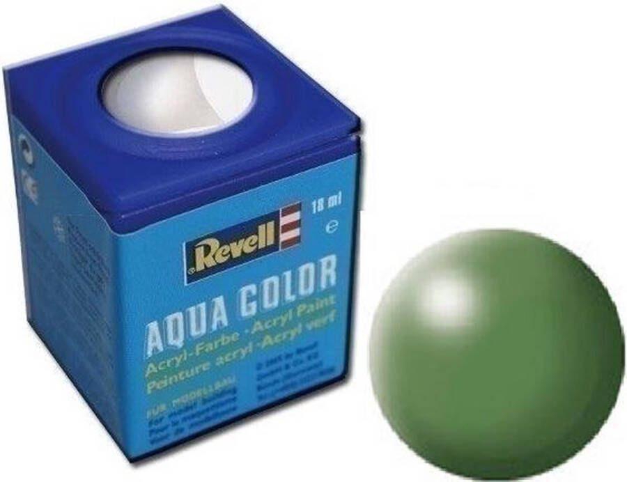 Revell Aqua #360 Fern Green Satin RAL6025 Acryl 18ml Verf potje