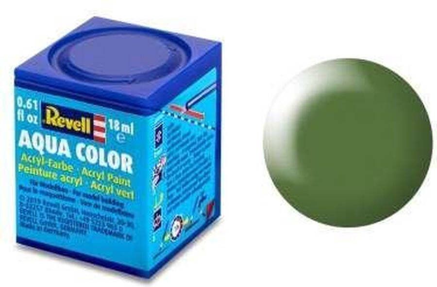 Revell Aqua #360 Fern Green Satin RAL6025 Acryl 18ml Verf potje