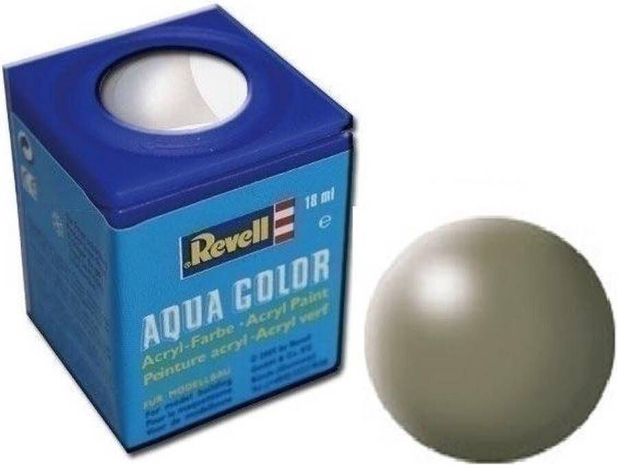 Revell Aqua #362 Greyish Green Satin RAL6013 Acryl 18ml Verf potje