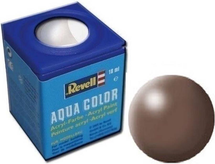 Revell Aqua #381 Brown Satin RAL8025 Acryl 18ml Verf potje