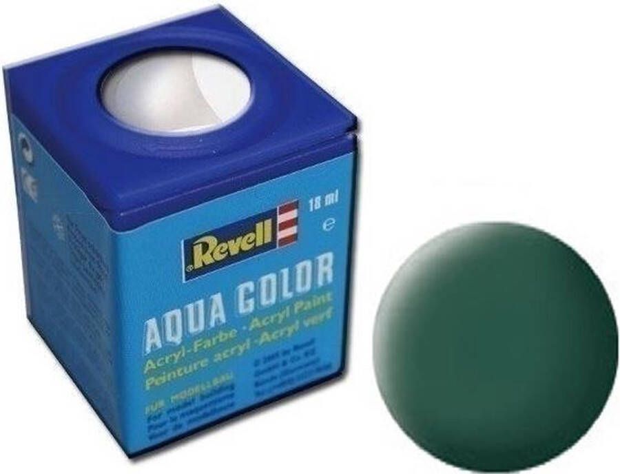 Revell Aqua #39 Dark Green Matt Acryl 18ml Verf potje