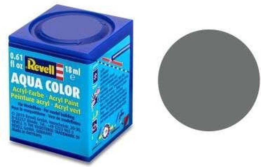 Revell Aqua #47 Mouse Grey Matt RAL7005 Acryl 18ml Verf potje