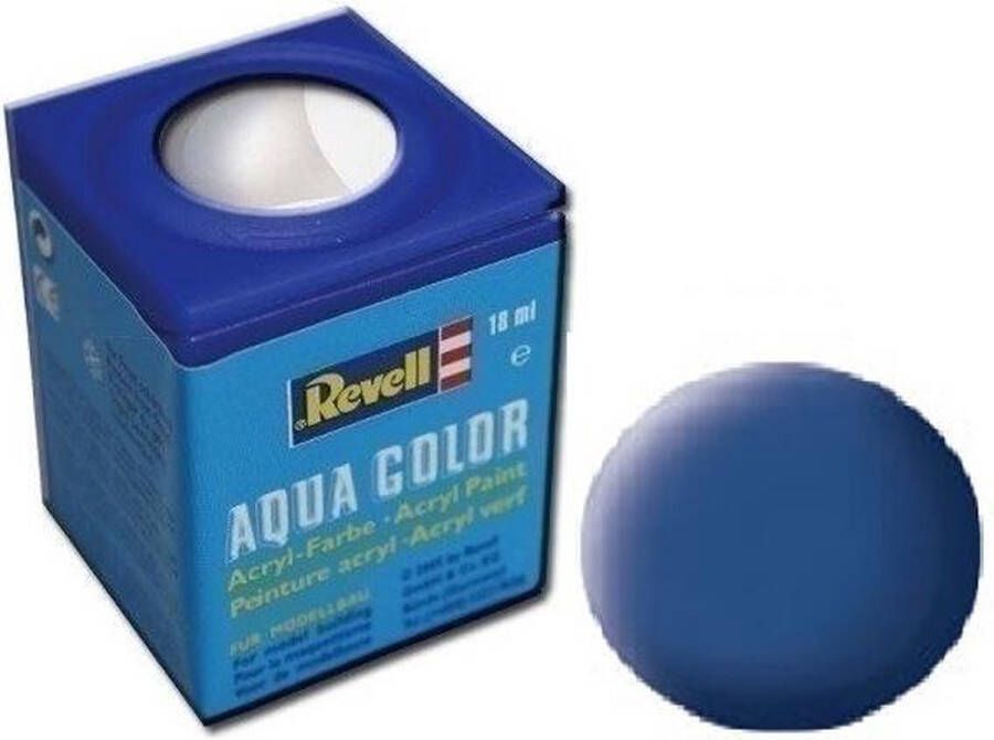 Revell Aqua #56 Blue Matt RAL5000 Acryl 18ml Verf potje