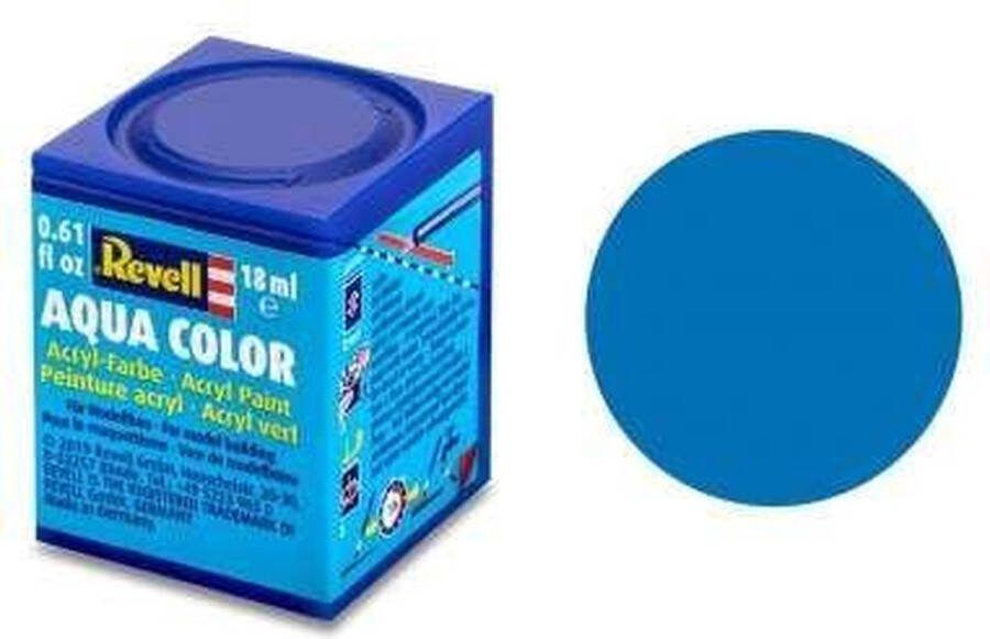Revell Aqua #56 Blue Matt RAL5000 Acryl 18ml Verf potje