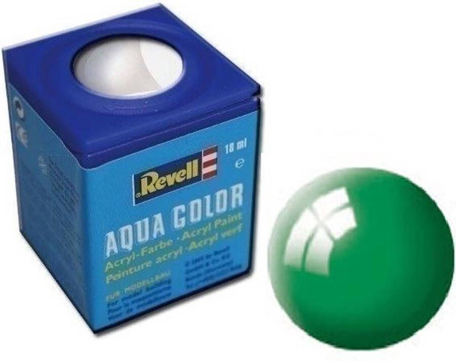 Revell Aqua #61 Emerald Green Gloss RAL6029 Acryl 18ml Verf potje