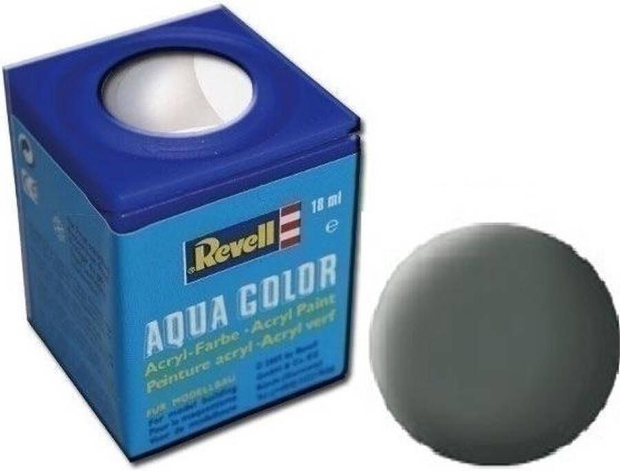 Revell Aqua #66 Olive Grey Matt RAL7010 Acryl 18ml Verf potje