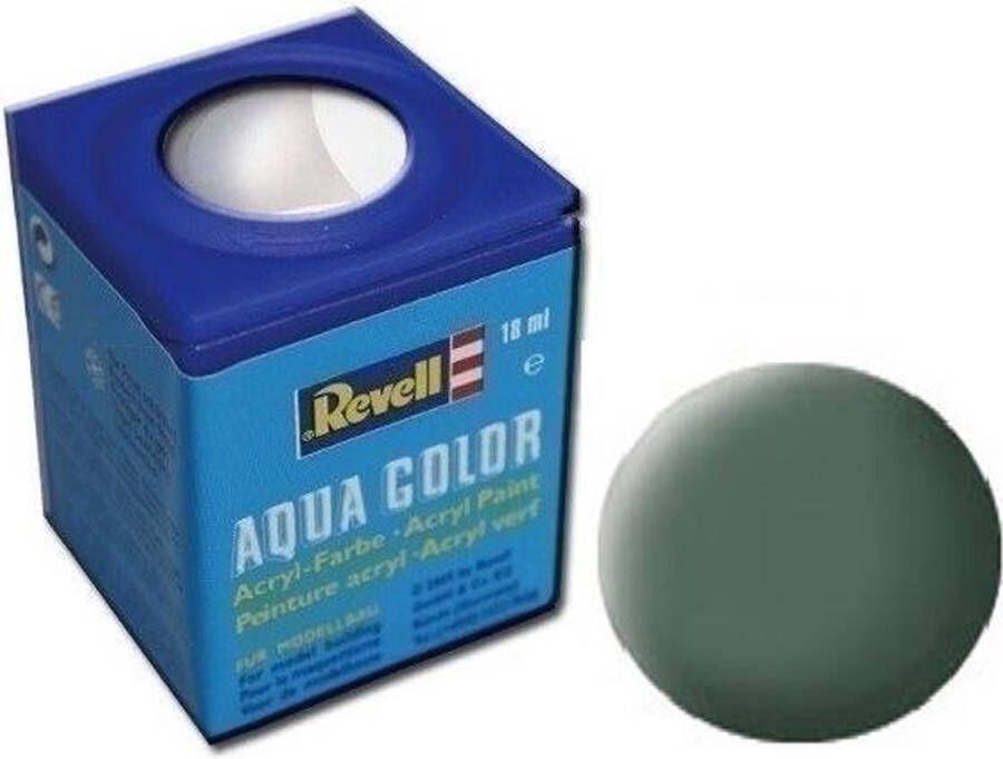 Revell Aqua #67 Greenish Grey Matt RAL7009 Acryl 18ml Verf potje