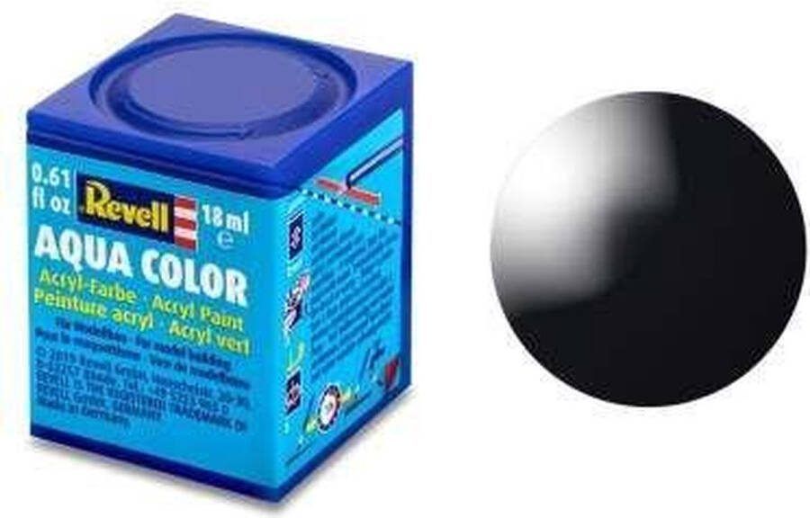 Revell Speelgoed Model Kits Aqua Schwarz. Glanzend (36107)