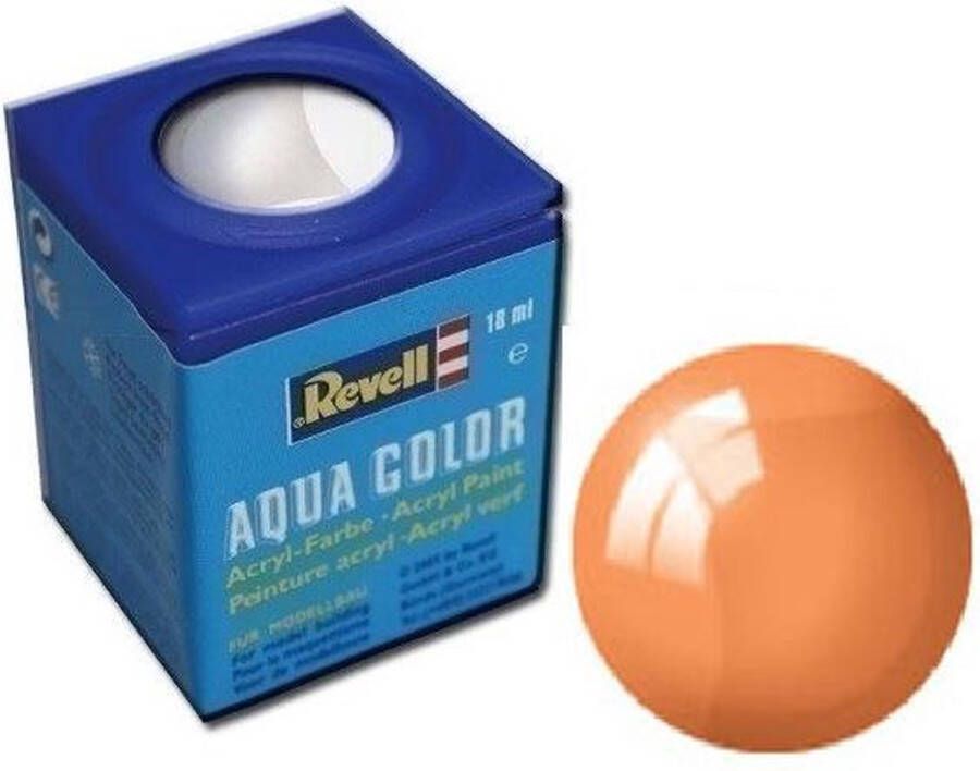 Revell Aqua #730 Orange Clear Acryl 18ml Verf potje