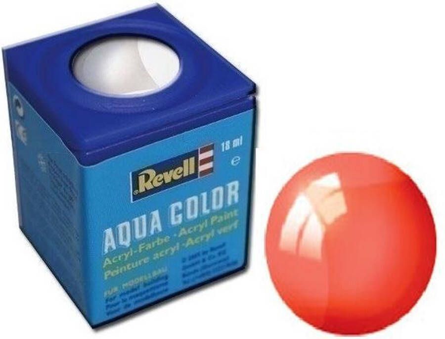 Revell Aqua #731 Red Clear Acryl 18ml Verf potje