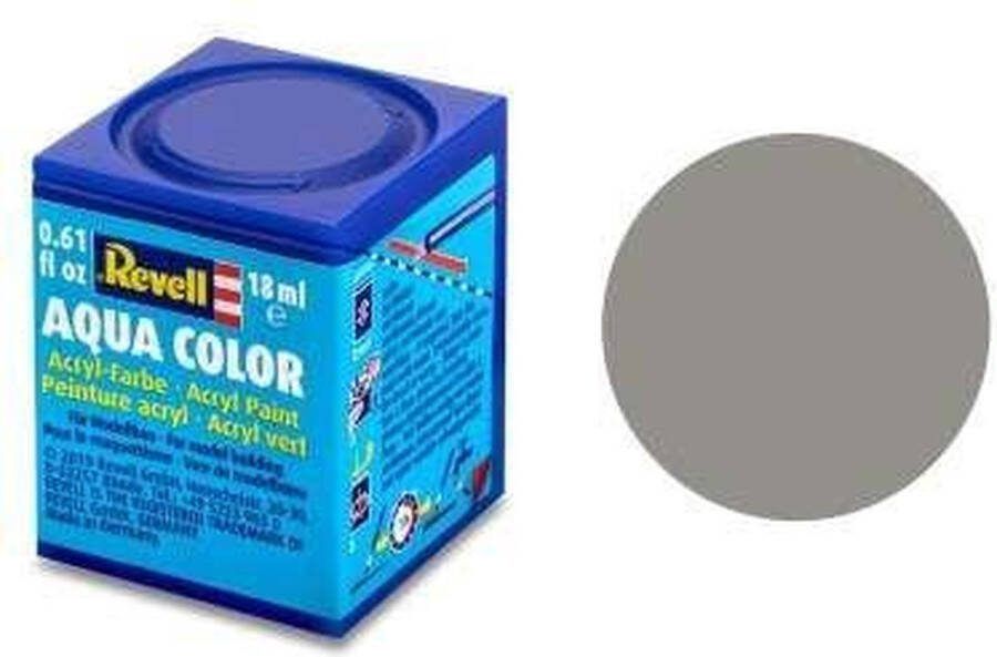Revell Aqua #75 Stone Grey Matt RAL7030 Acryl 18ml Verf potje