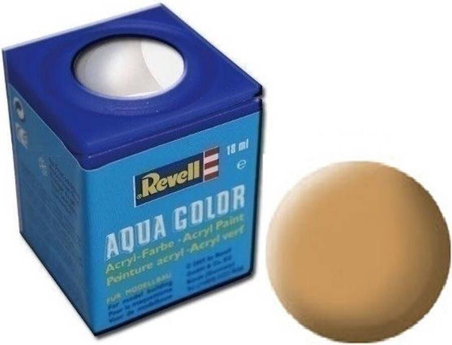 Revell Aqua #88 Ochre Brown Matt RAL1011 Acryl 18ml Verf potje