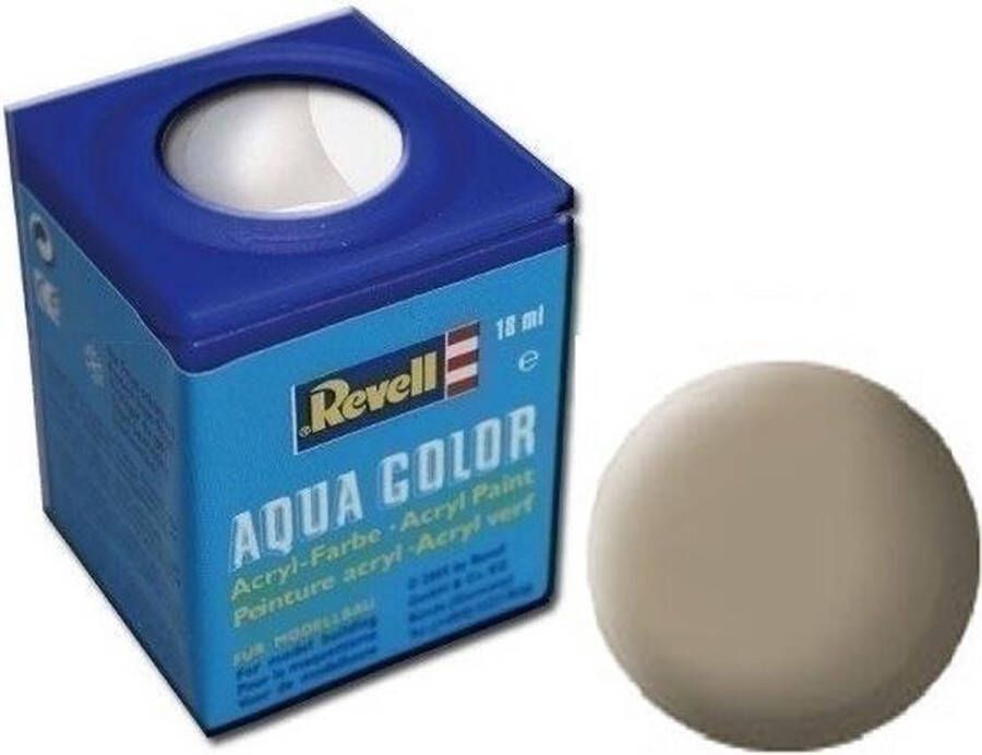 Revell Aqua #89 Beige Matt RAL1019 Acryl 18ml Verf potje