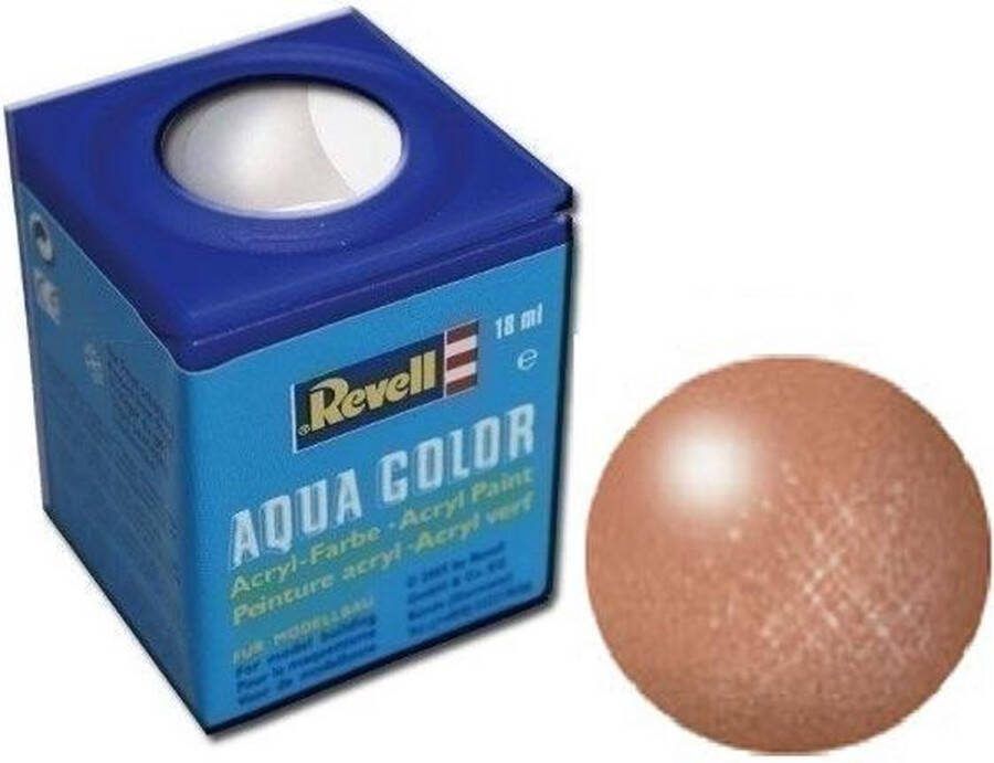 Revell Aqua #93 Copper Metallic Acryl 18ml Verf potje