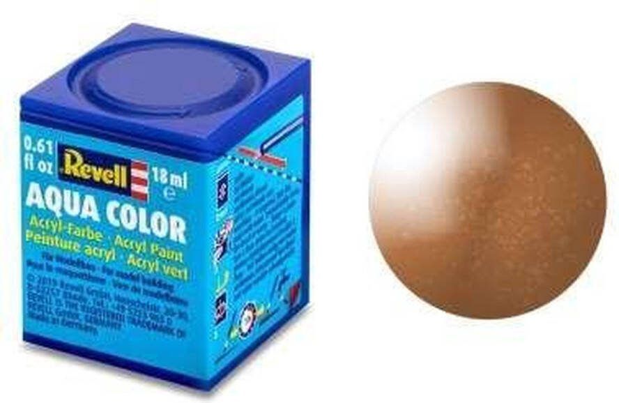 Revell Aqua #95 Bronze Metallic Acryl 18ml Verf potje