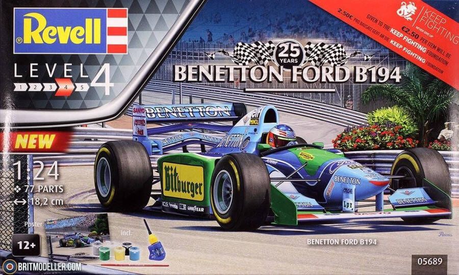 Revell Benetton B194 Verstappen Schumacher 05689 modelbouw pakket) 1:24