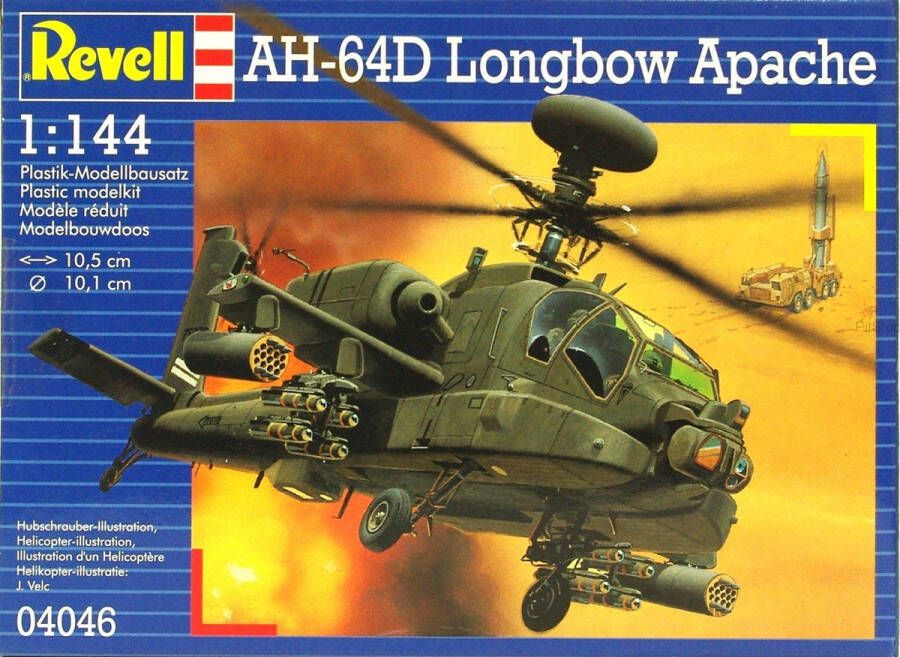 Revell Modelhelikopter Ah-64d Longbow Apache 11 Cm 79-delig