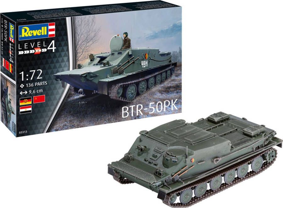 Revell 1:72 03313 BTR-50PK Transport Tank Plastic Modelbouwpakket