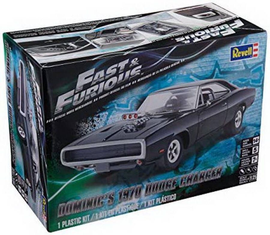 Revell Dominic'S '70 Dodge Charger Fast and Furious(modelbouw 1:25)