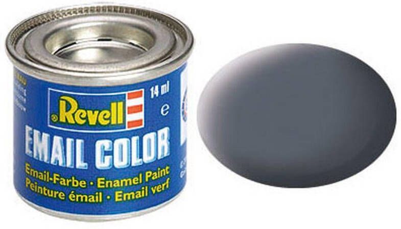 Revell #77 Dust Grey Matt RAL7012 Enamel 14ml Verf potje