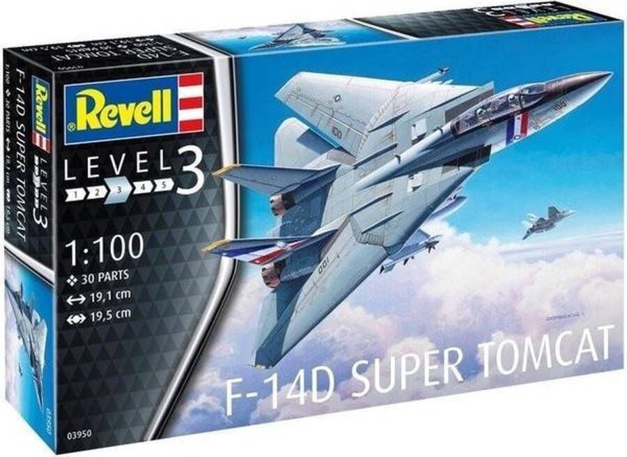 Revell Modelbouwdoos F-14d Super Tomcat 19 Cm Schaal 1:100