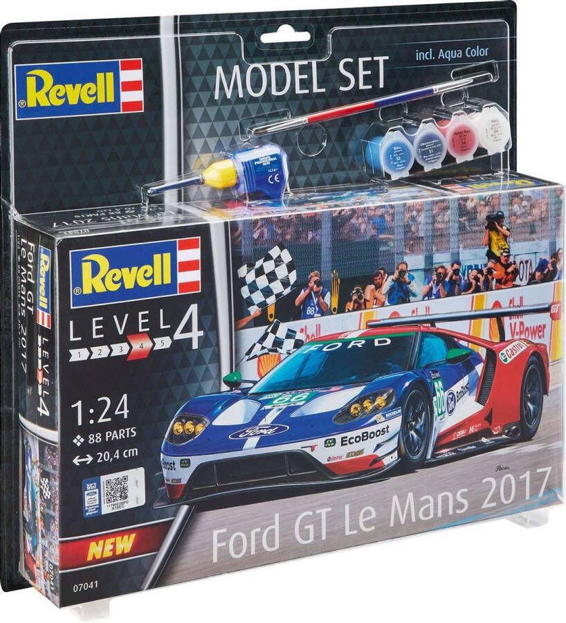 Revell 1:24 67041 Ford GT Le Mans 2017 Model Set Plastic Modelbouwpakket