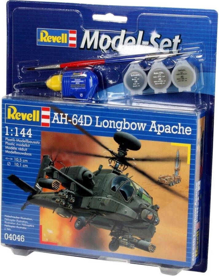 Revell Helicopter Bouwpakket MS Longbow Apache Bouwpakket 1:144