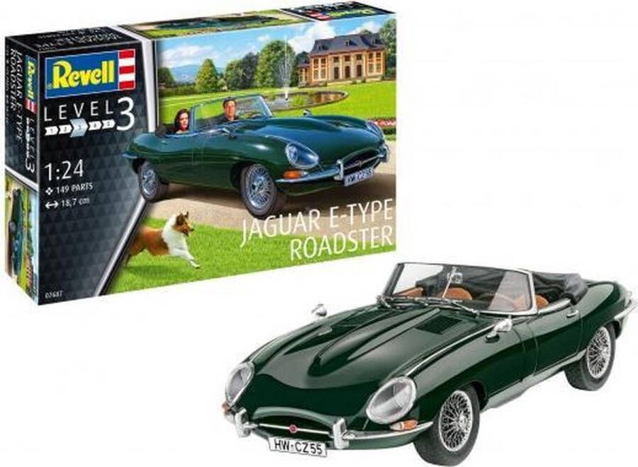 Revell Jaguar E-Type Roadster Modelbouwpakket