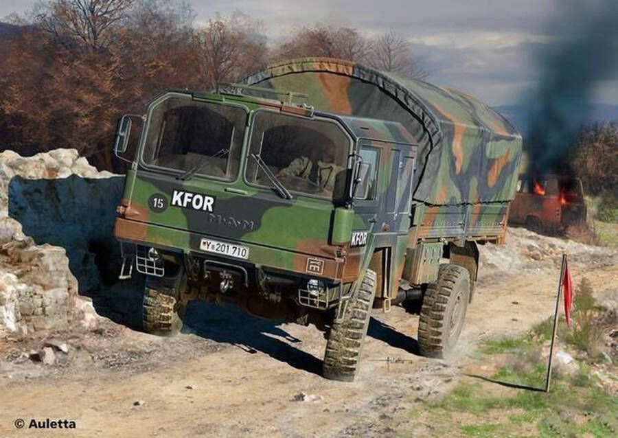 Revell LKW 5t.mil gl (4x4 Truck) 1:72 Montagekit Vrachtwagen