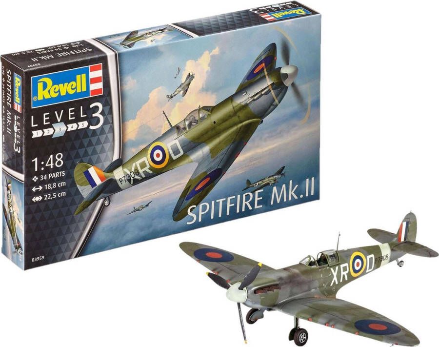 Revell Modelbouwdoos Spitfire Mk.ii 19 Cm Schaal 1:48