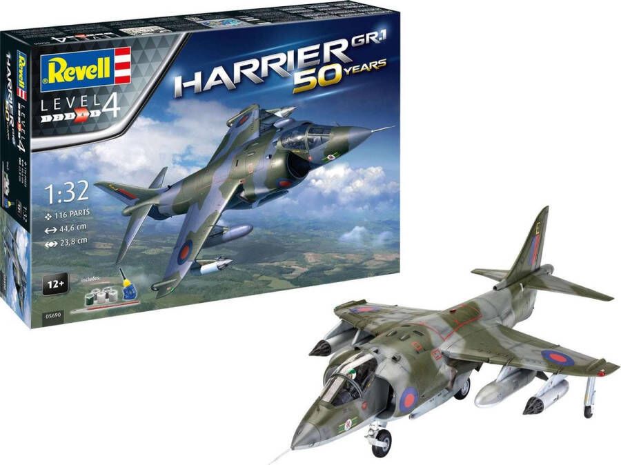 Revell Modelbouwpakket Kwake Harrier Gr Mk. 1