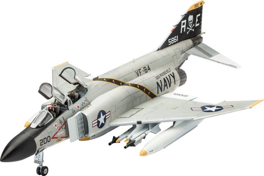 Revell 1:72 63941 F-4J Phantom II Model Set Plastic Modelbouwpakket