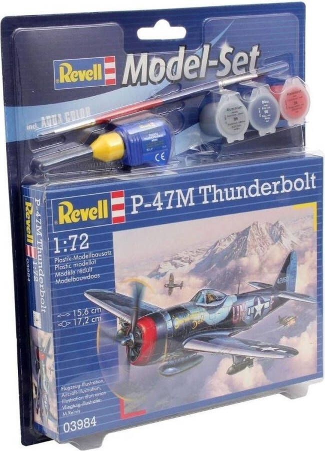 Revell Modelbouwset P-47m Thunderbolt 172 Mm Schaal 1:72