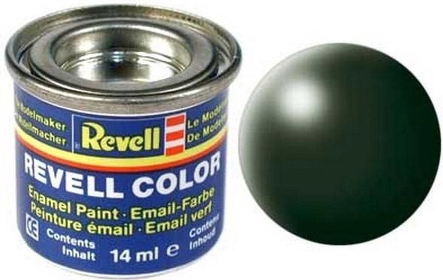 Revell Email Verf 14 ml nr 363 Donkergroen Zijdemat