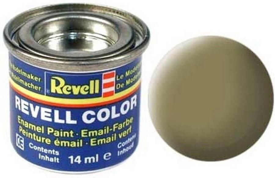 Revell Email Verf 14 ml nr 42 Geel Olijf Mat