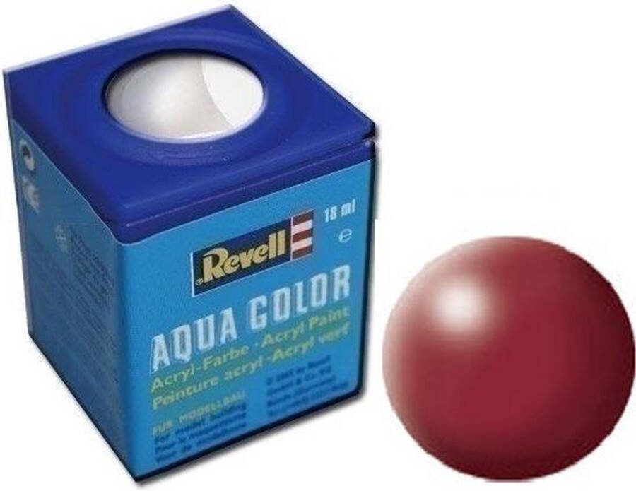 Revell Aqua #331 Purple Red Satin RAL3004 Acryl 18ml Verf potje