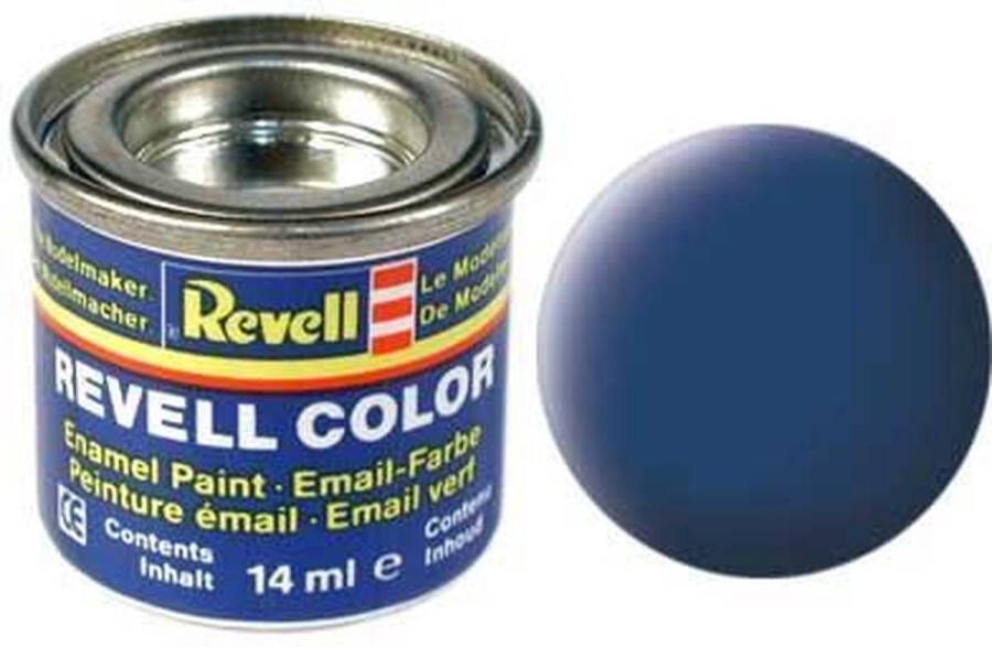 Revell verf voor modelbouw blauw mat kleurnummer 56