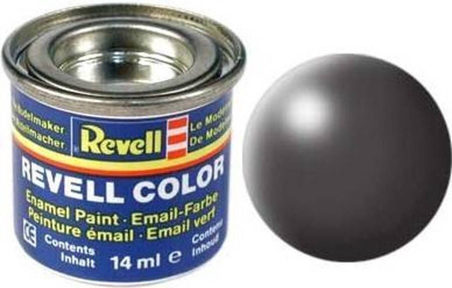 Revell verf voor modelbouw donker grijs zijdemat kleurnummer 378
