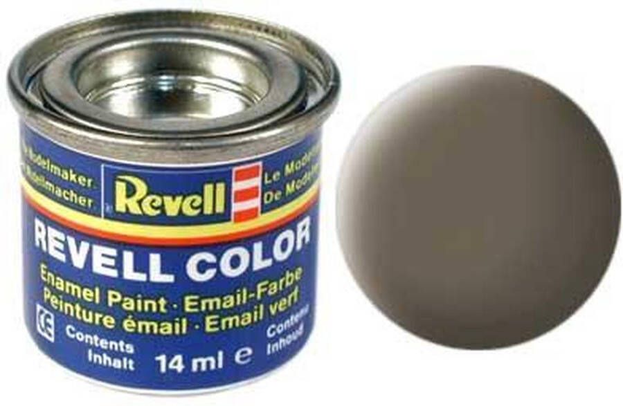 Revell verf voor modelbouw kaki mat kleurnummer 86