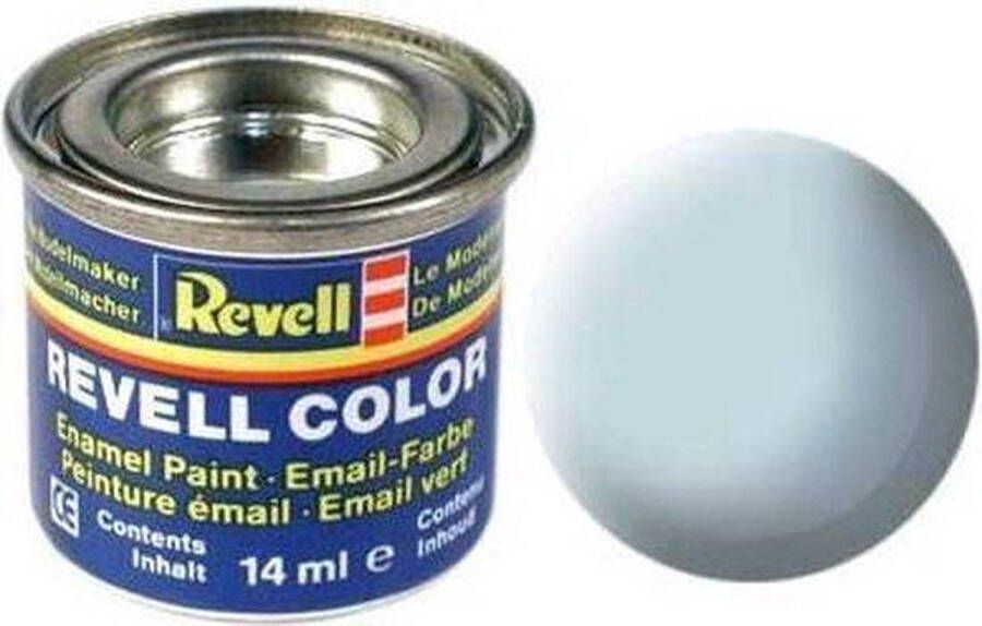 Revell verf voor modelbouw mat lichtblauw kleurnummer 49 6 Stuks