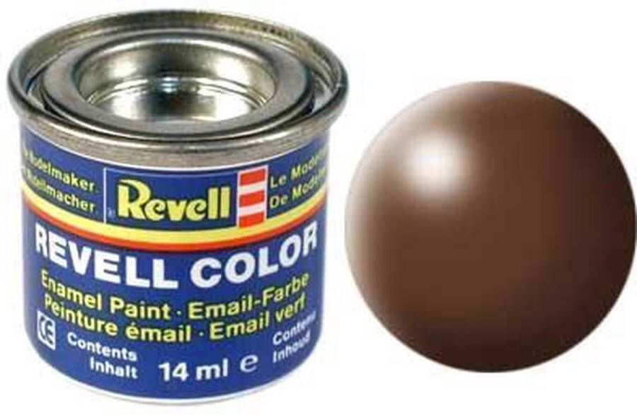 Revell verf voor modelbouw zijdemat bruin kleurnummer 381