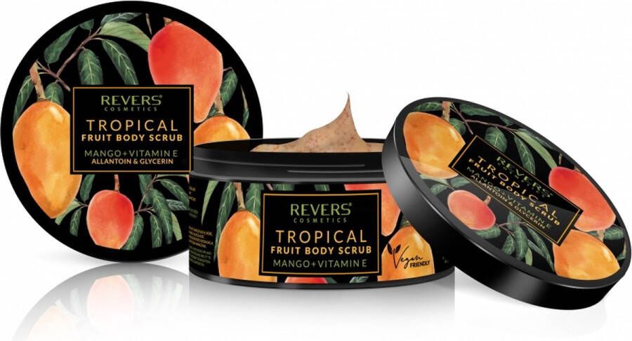 REVERS Body Scrub Tropical Fruit Mango + Vitamine E 200ml.