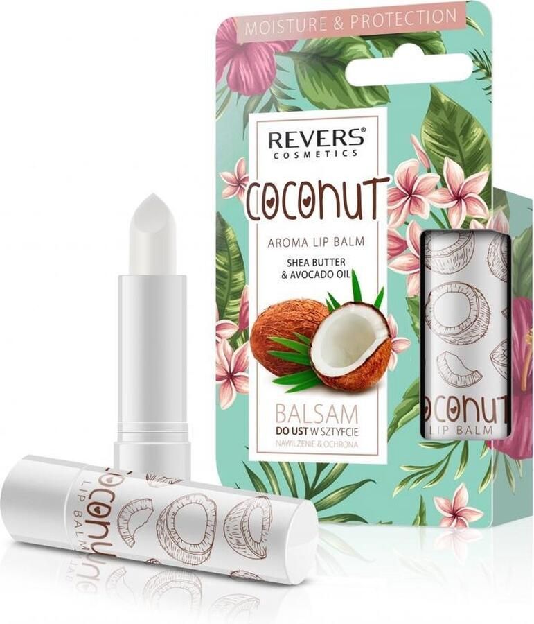 REVERS Aroma Lip Balm Shea Butter And Avocado Oil #Coconut
