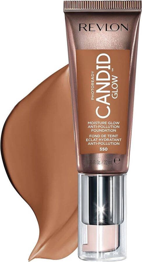 Revlon sensor Revlon Photoready Candid Glow Moisture Glow Foundation 550 Mocha