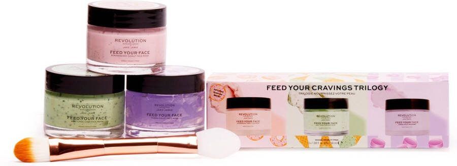 Revolution Skincare x Jake-Jamie Feed Your Cravings Face Mask Gift Set Gezichtsverzorging Gezichtsmasker